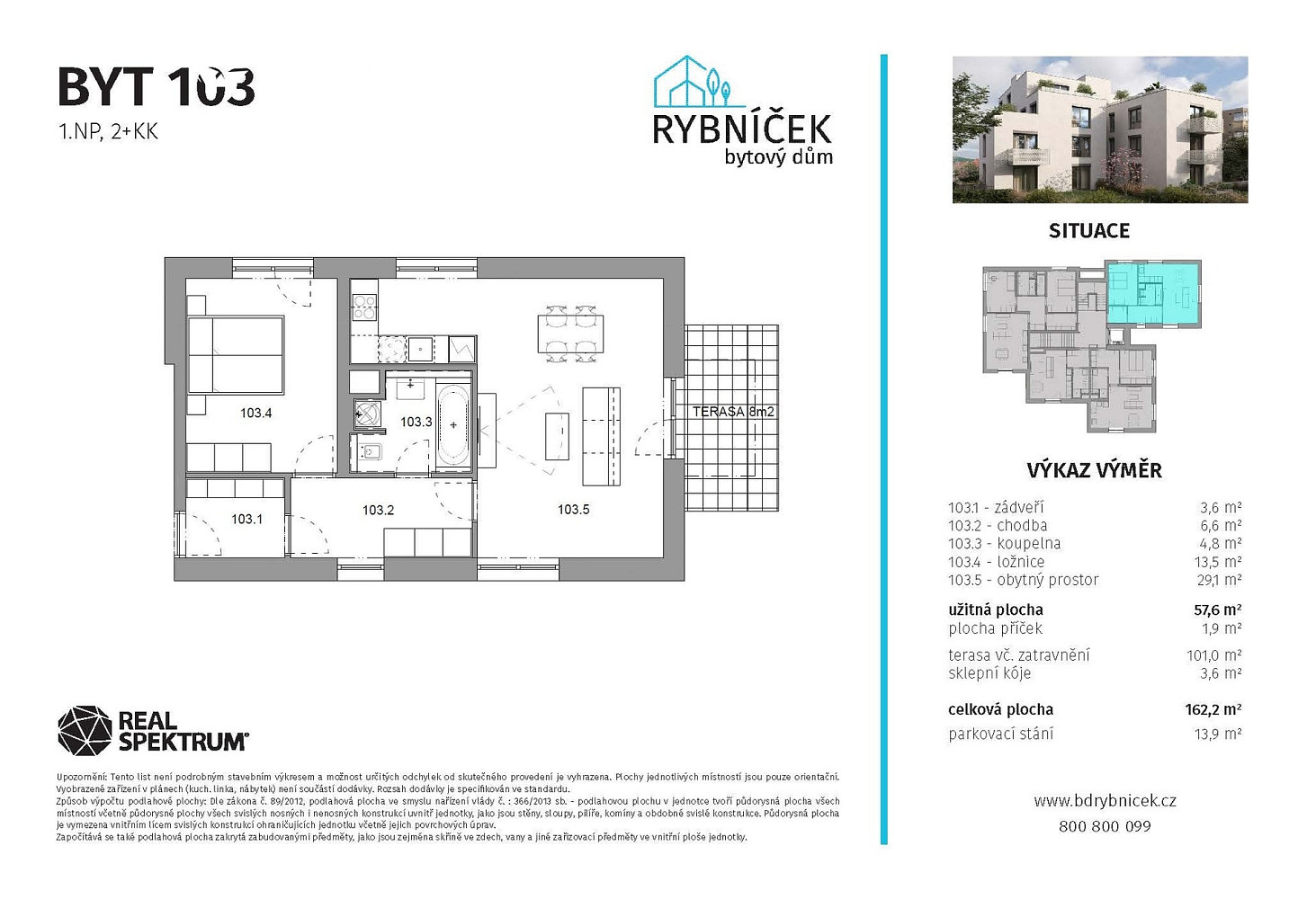Prodej bytu 2+kk 58 m² - Ansicht 3