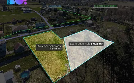 Prodej stavebního pozemku 1 649 m², Havířov, okres Karviná
