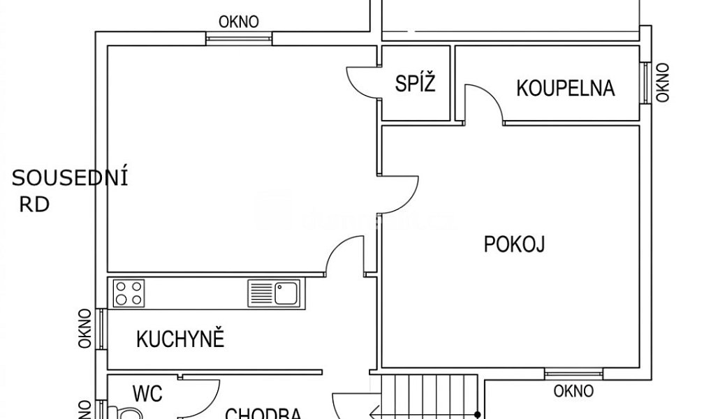Prodej domu 109 m² s pozemkem 342 m², Poříčí nad Sázavou – náhled fotky 21