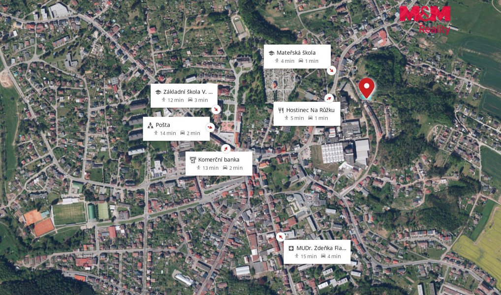 Prodej stavebního pozemku 496 m², Červený Kostelec – náhled fotky 15