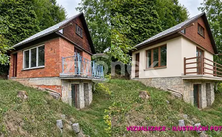 Prodej domu 50 m² s pozemkem 1 091 m², U Lesa, Zlín - Jaroslavice
