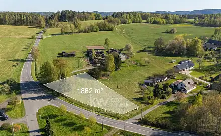 Prodej stavebního pozemku 1 882 m², Osečná - Druzcov, okres Liberec