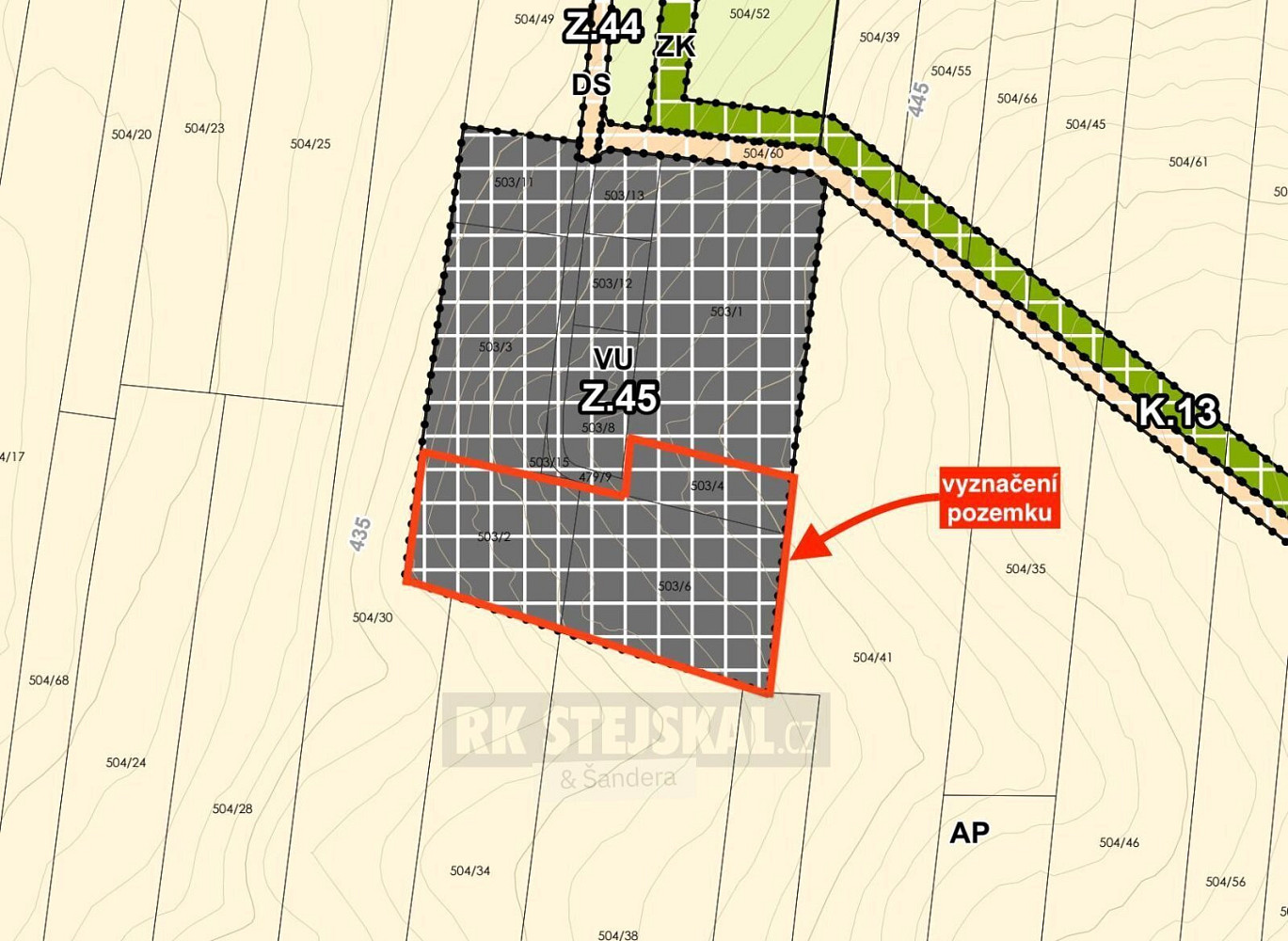 Prodej komerčního pozemku 11 525 m² – fotografie 3