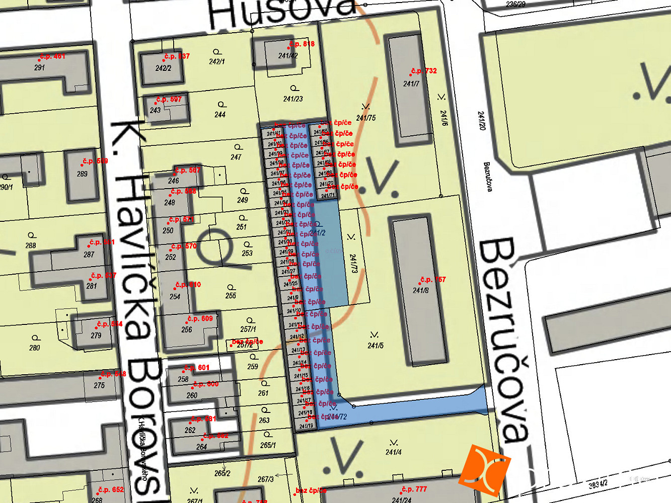 Prodej komerčního pozemku 28 m² – pohled 3