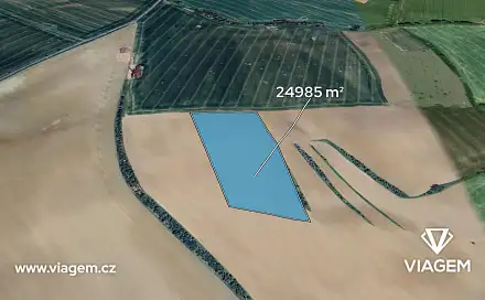 Prodej pole 24 985 m², Jarohněvice, okres Kroměříž