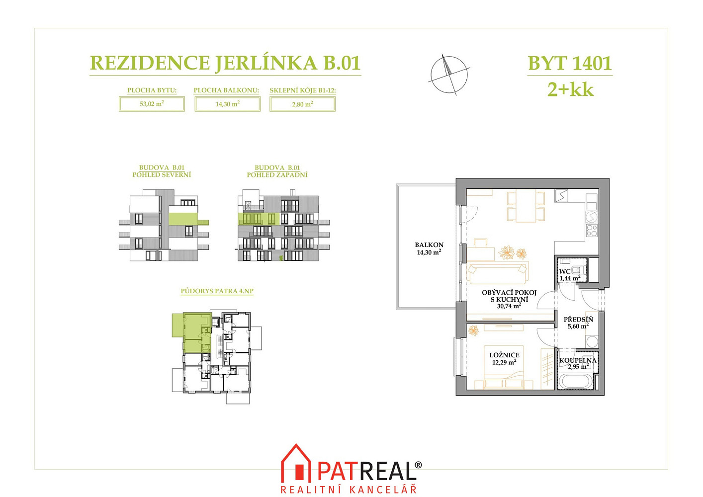 Prodej bytu 2+kk 67 m² — photo 2