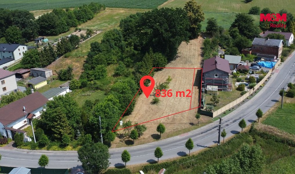 Prodej stavebního pozemku 836 m², Třebom – náhled fotky 3