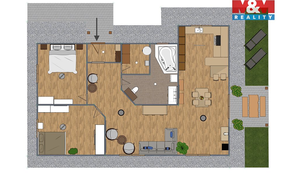 Prodej domu 140 m² s pozemkem 1 388 m², Domoušice – náhled fotky 24