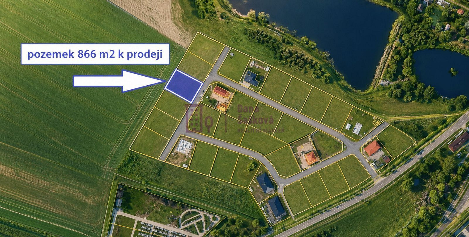Prodej stavebního pozemku 866 m²
