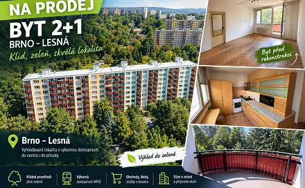 Prodej bytu 2+1 56 m²