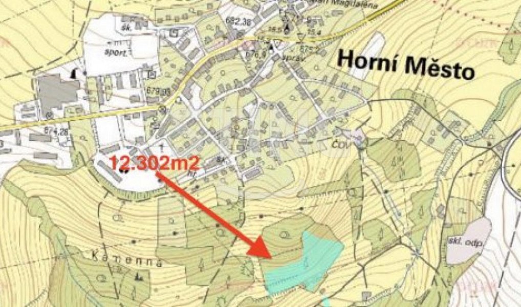 Prodej lesa 12 302 m², Horní Město – náhled fotky 3
