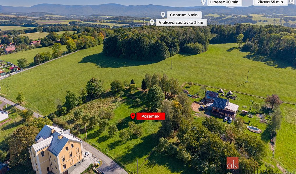Prodej stavebního pozemku 1 973 m², Frýdlant – náhled fotky 7