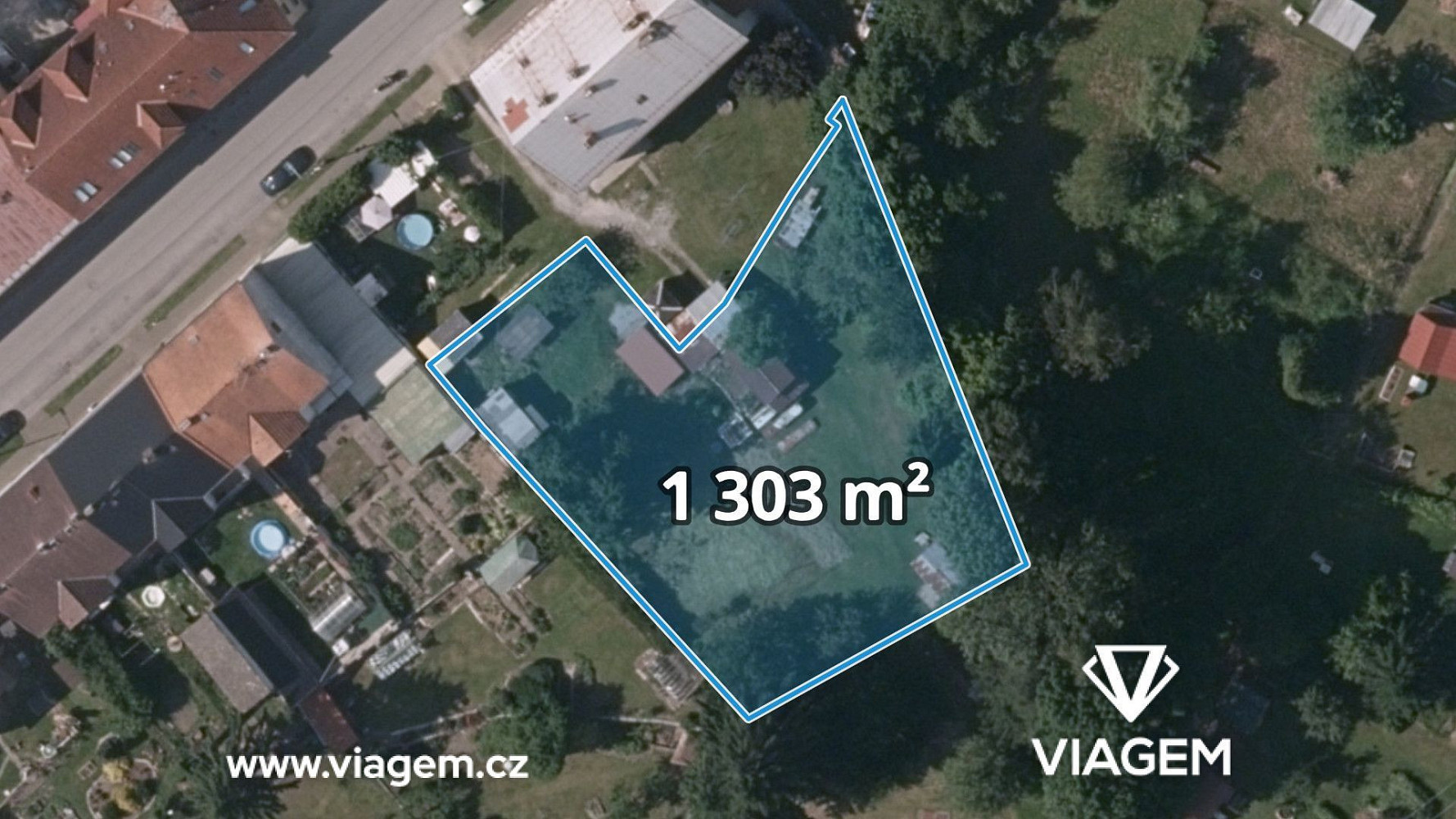 Prodej stavebního pozemku 381 m² – fotografie 3