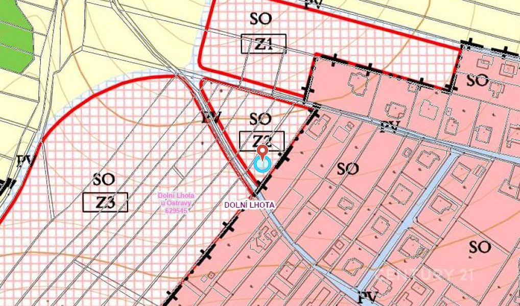 Prodej stavebního pozemku 643 m², Dolní Lhota – náhled fotky 3