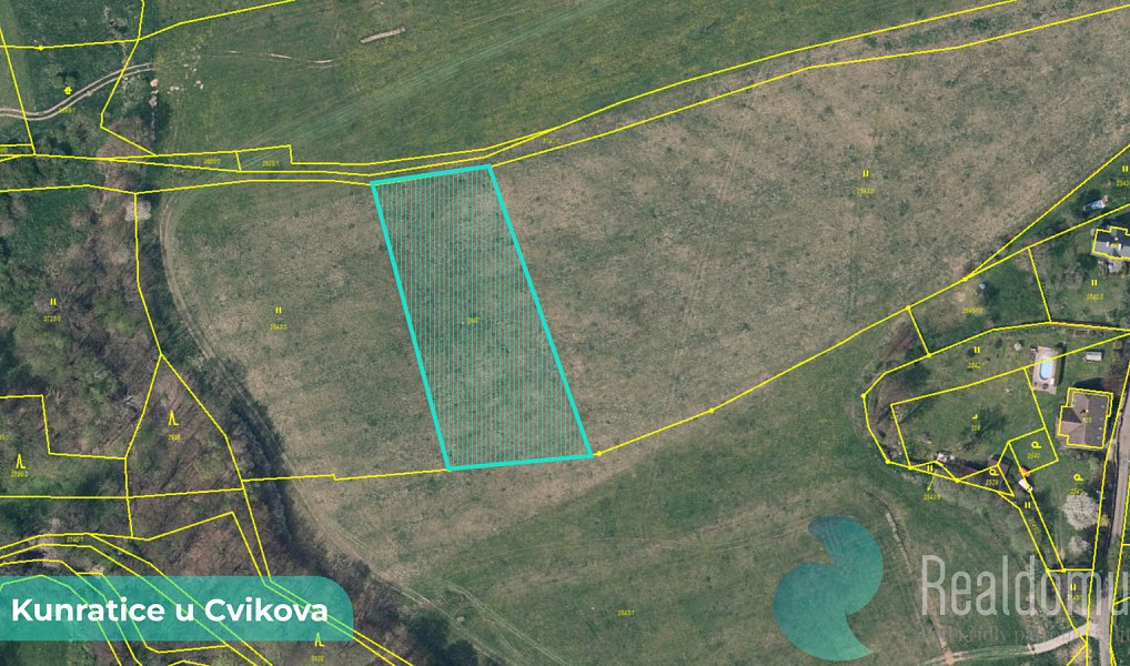 Prodej louky 4 157 m², Kunratice u Cvikova – náhled fotky 2