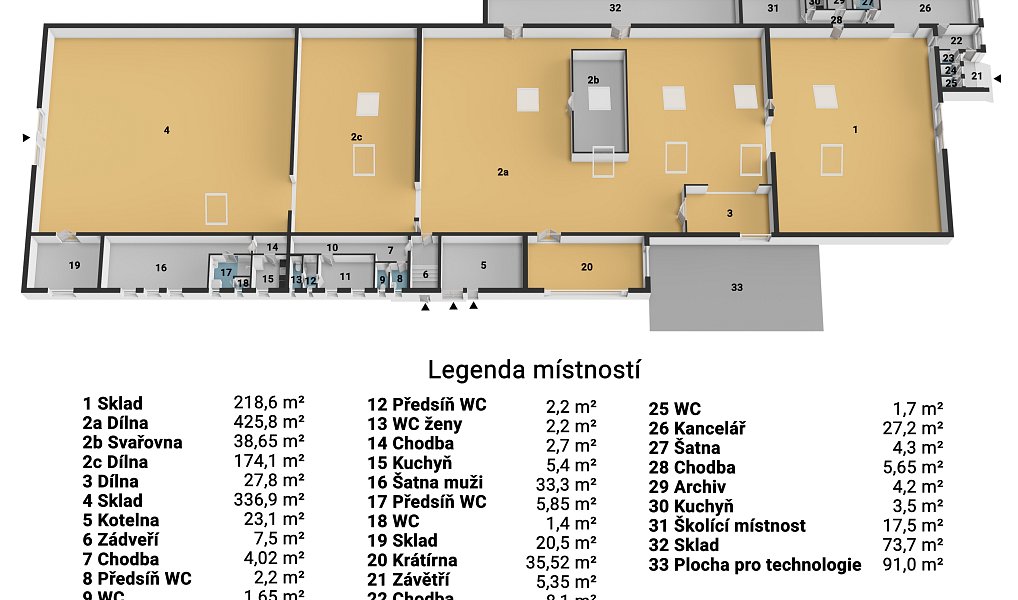 Prodej výrobních prostor 1 650 m², Týniště nad Orlicí – náhled fotky 24