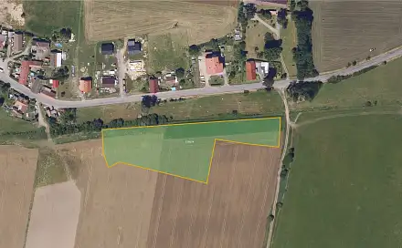 Prodej pole 9 680 m², Tisovec, okres Chrudim