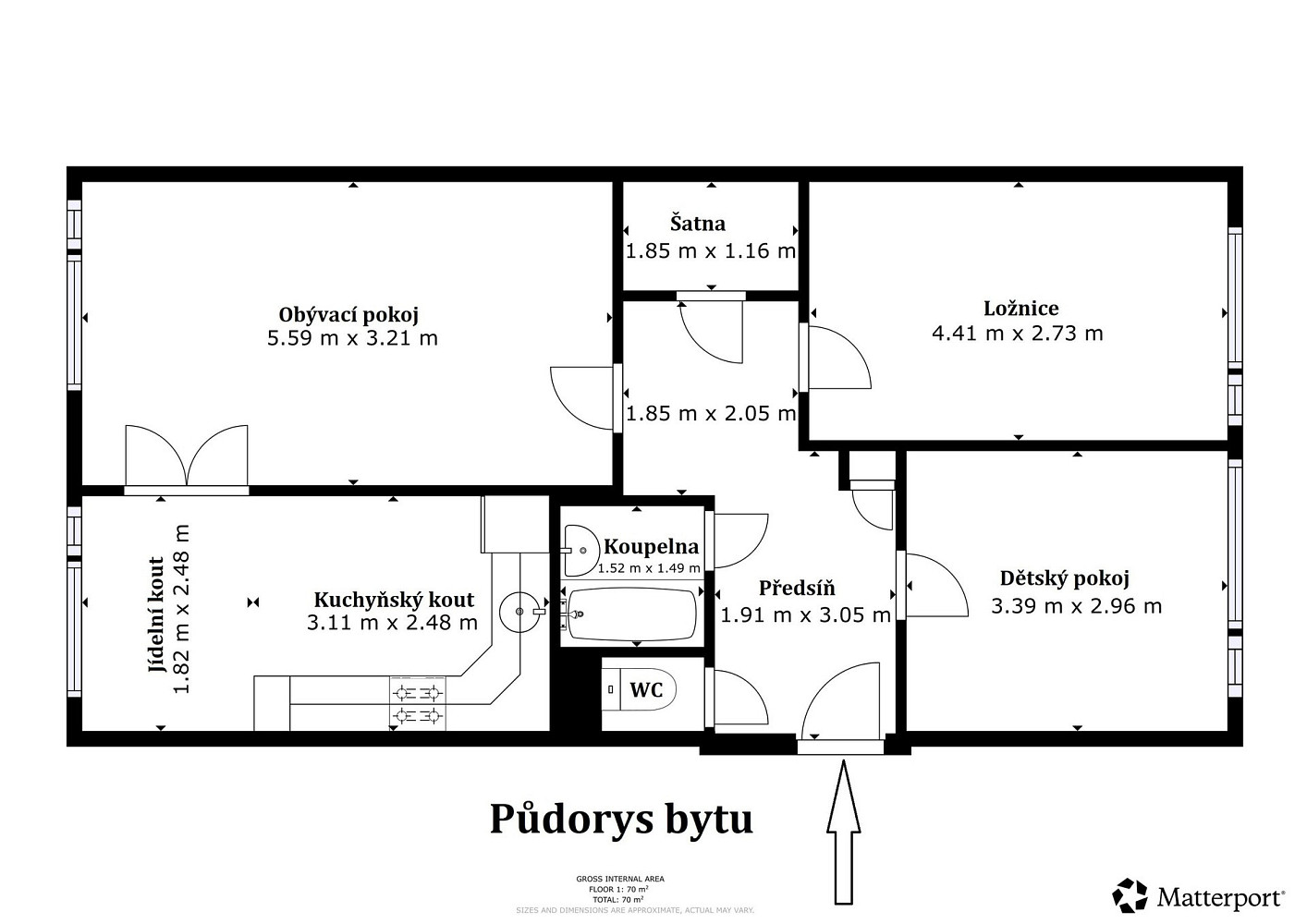 Prodej bytu 3+1 76 m² — photo 2