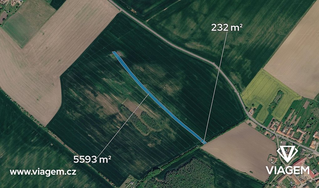 Prodej pole 775 m², Medlice – náhled fotky 2