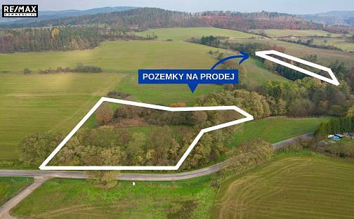 Prodej pozemku 8 808 m², Županovice, okres Příbram