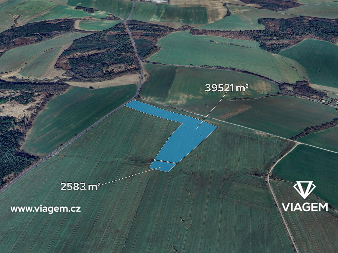 Prodej pole 13 894 m²