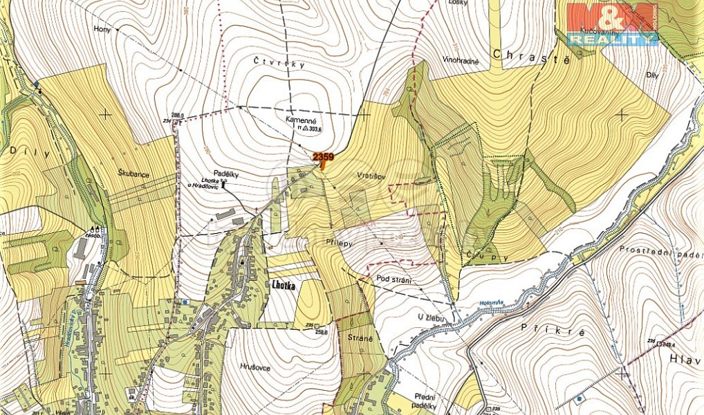 Prodej louky 180 m², Hradčovice – náhled fotky 2