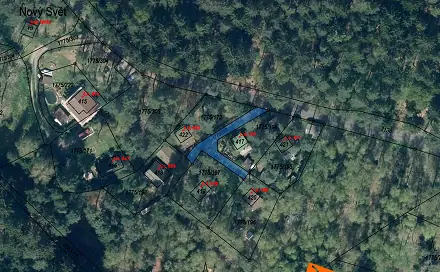 Prodej pozemku 64 m², Růžová, okres Děčín