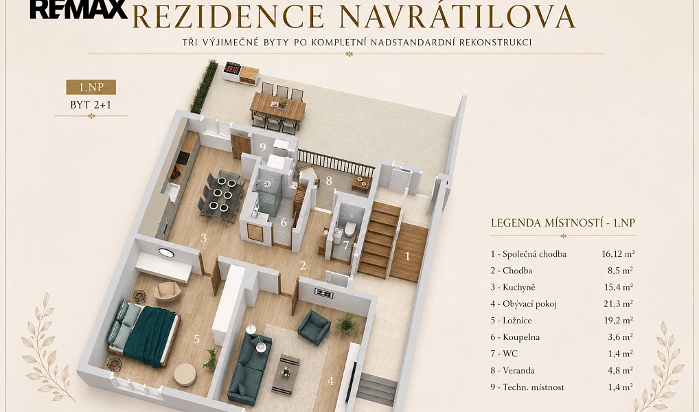 Prodej bytu 2+1 76 m², Slaný – náhled fotky 17