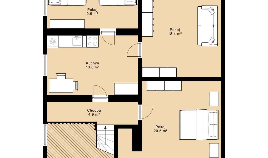 Prodej domu 140 m² s pozemkem 779 m², Adamov – náhled fotky 21