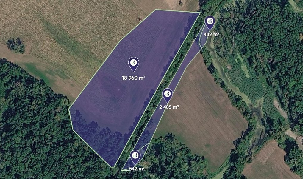 Prodej pozemku, 3718 m², Břeclav, Tvrdonice