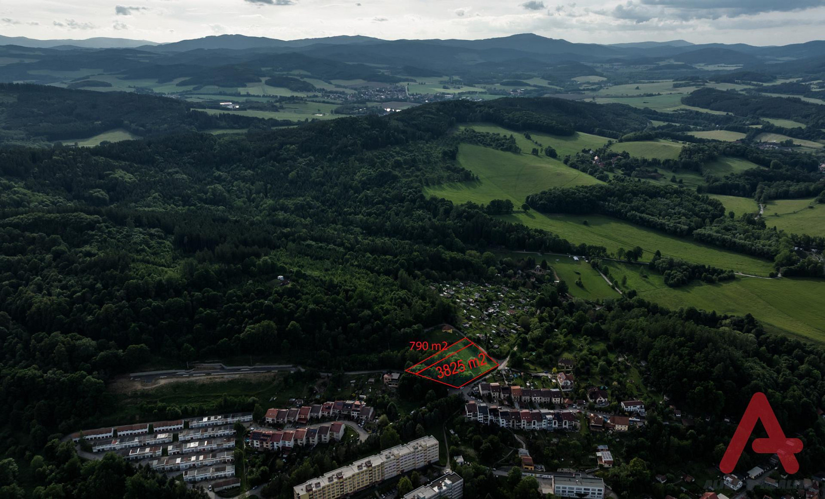 Prodej stavebního pozemku 4 615 m² – fotografie 4