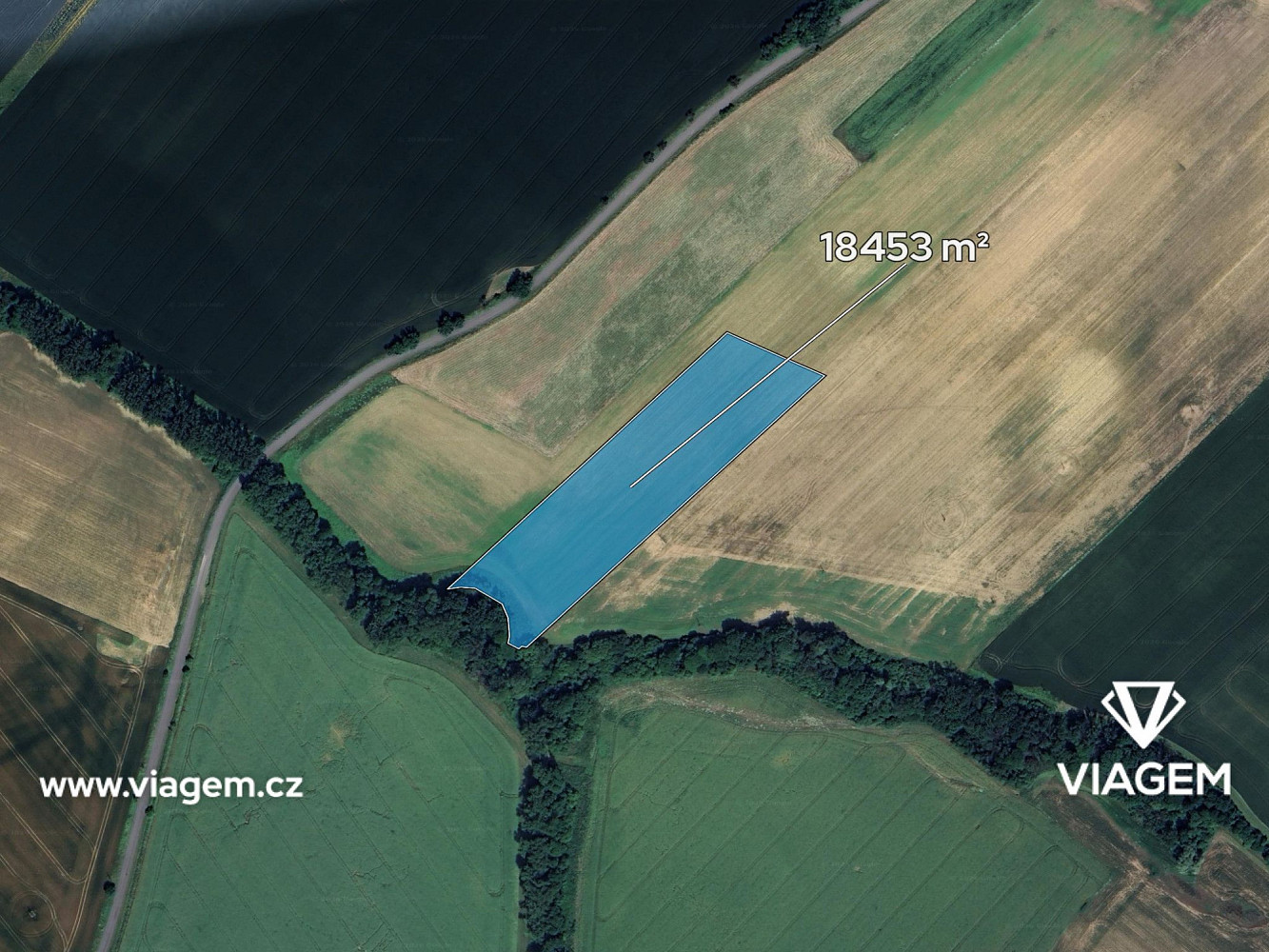 Prodej pole 18 453 m² – fotografie 2