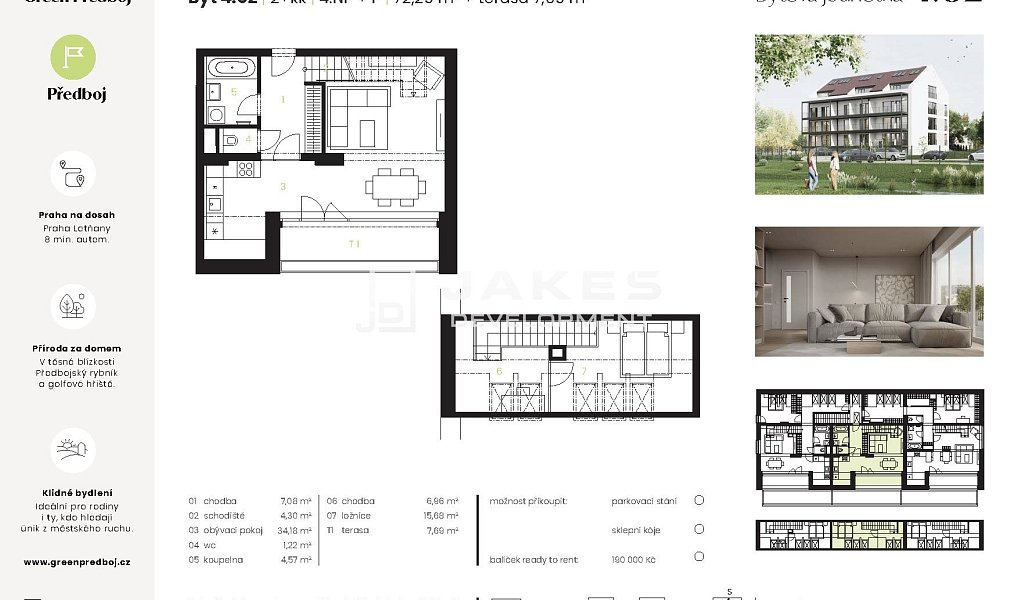 Prodej bytu 2+kk 72 m², Předboj – náhled fotky 2