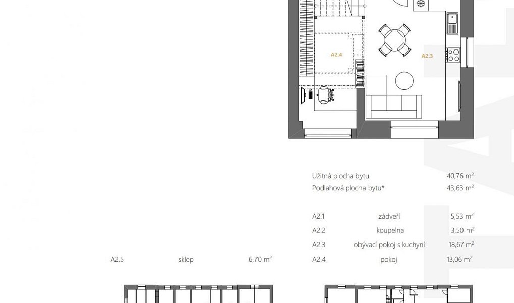 Prodej bytu 2+kk 41 m², Ostrava – náhled fotky 15