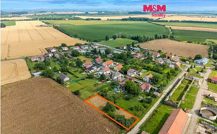 Prodej stavebního pozemku 1 187 m², Hostovlice, okres Kutná Hora