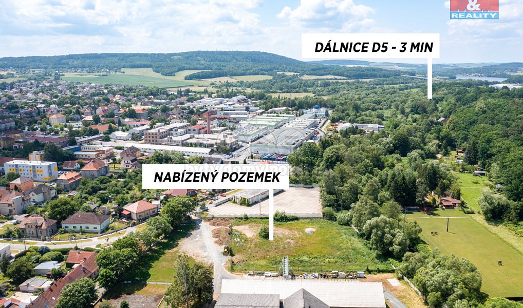 Pronájem komerčního pozemku 7 754 m², Rokycany – náhled fotky 3