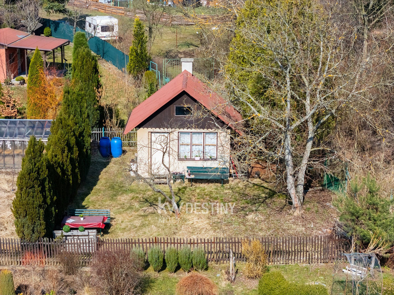 Prodej pozemky - zahrady, 307 m² - Újezdeček – pohled 3