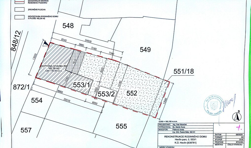 Prodej domu 162 m² s pozemkem 605 m², Hevlín – náhled fotky 38