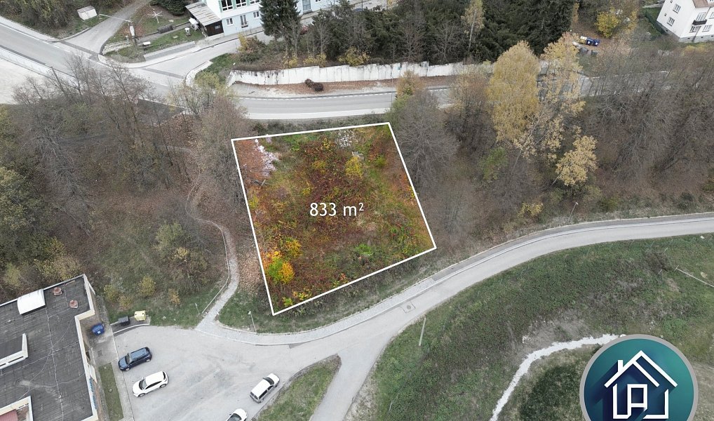 Prodej stavebního pozemku 833 m², Větřní – náhled fotky 3