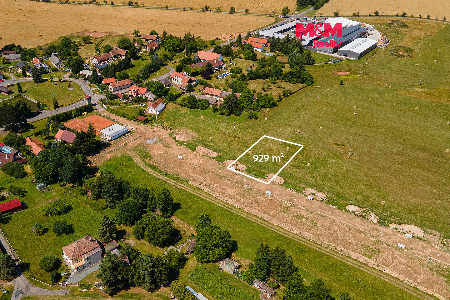 Prodej stavebního pozemku 929 m²