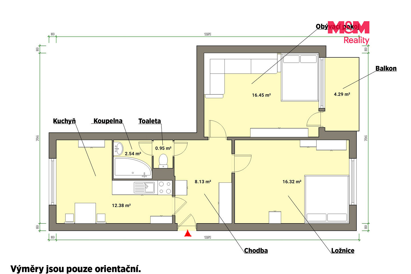 Prodej bytu 2+1 63 m² – fotografie 5