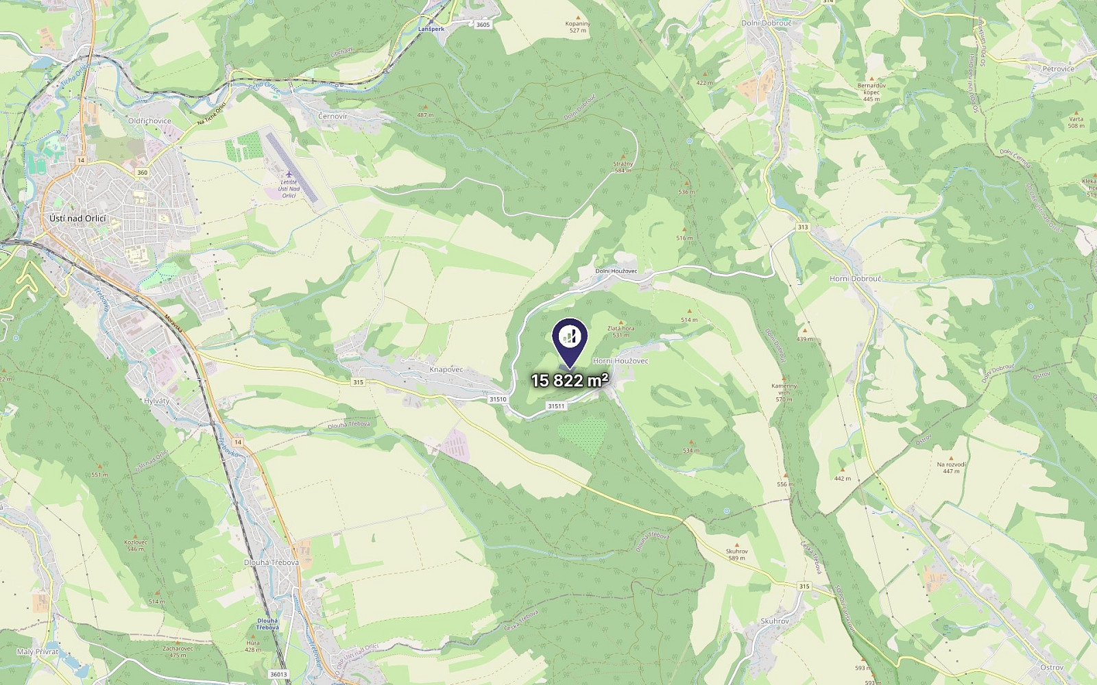 Prodej pole 15 822 m² – fotografie 3
