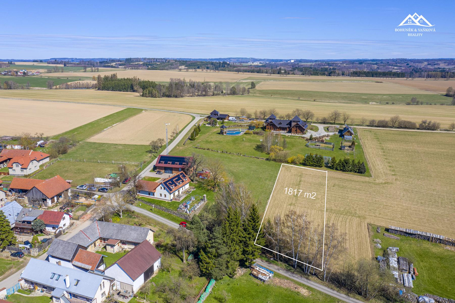 Prodej stavebního pozemku 1 817 m²