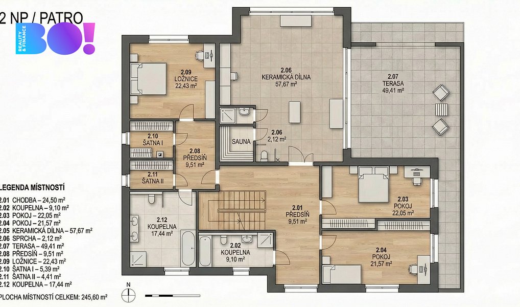 Prodej domu 543 m² s pozemkem 1 009 m², Stará Huť – náhled fotky 32