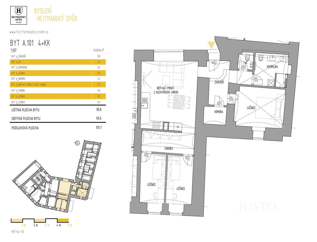 Prodej bytu 4+kk 98 m² – fotografie 2