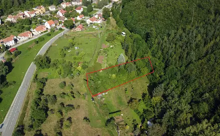 Prodej zahrady 1 635 m², Blansko - Lažánky