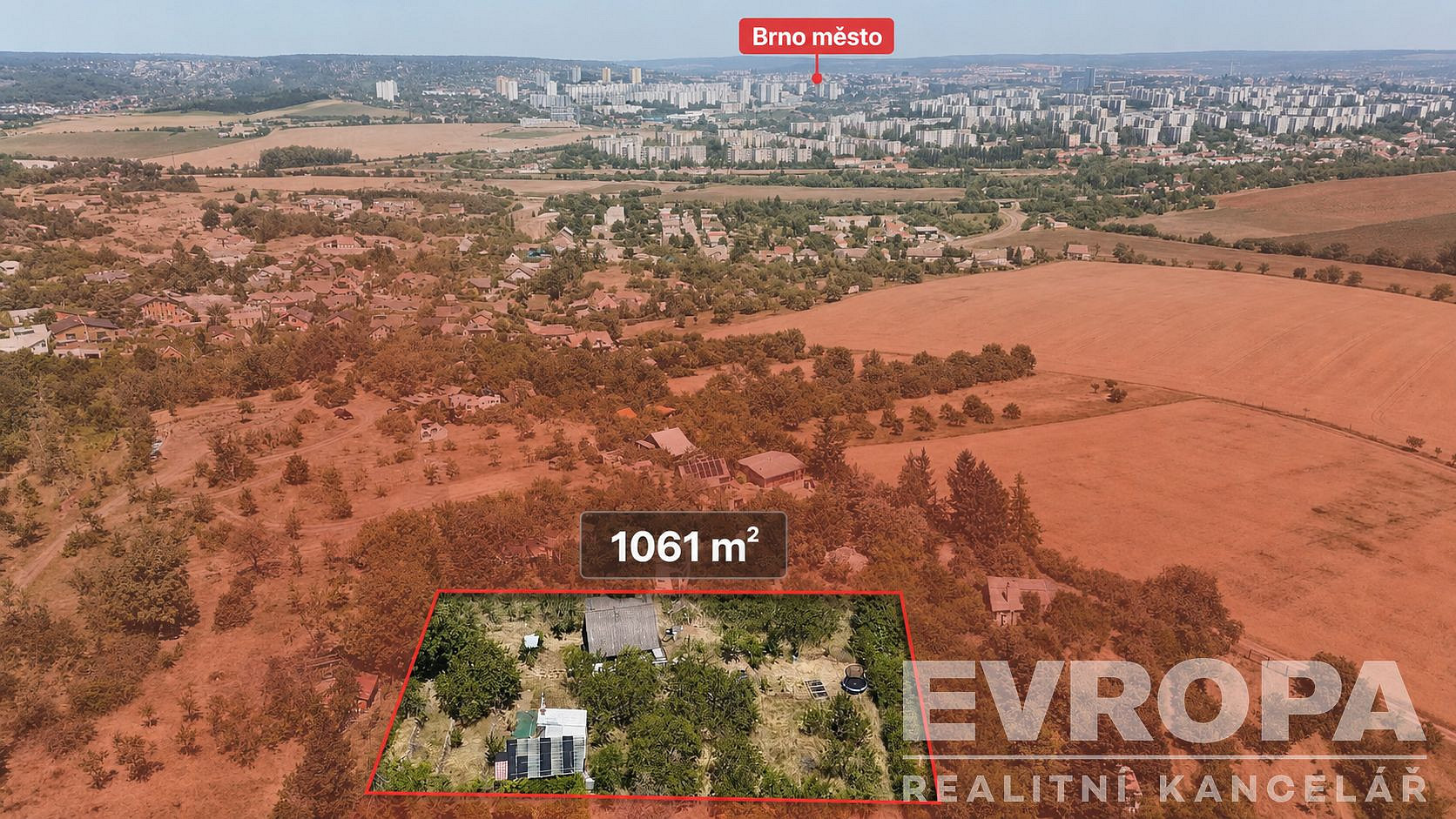 Prodej zahrady 1 061 m²