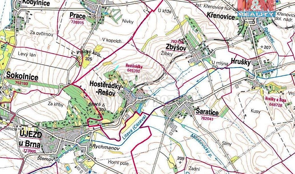 Prodej pole 920 m², Hostěrádky-Rešov – náhled fotky 5
