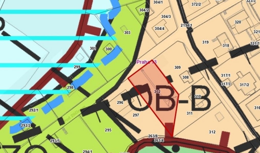 Prodej stavebního pozemku 763 m², Praha – náhled fotky 4