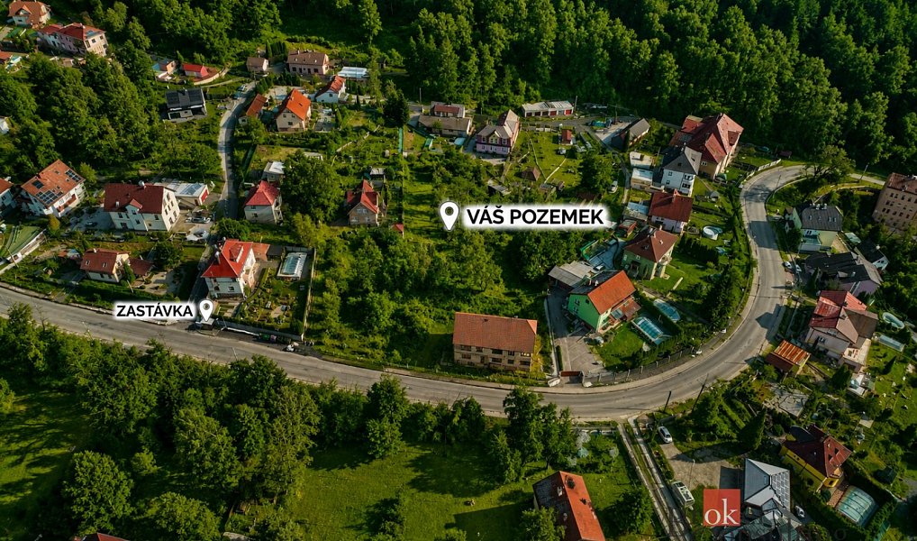 Prodej stavebního pozemku 1 803 m², Loket – náhled fotky 2
